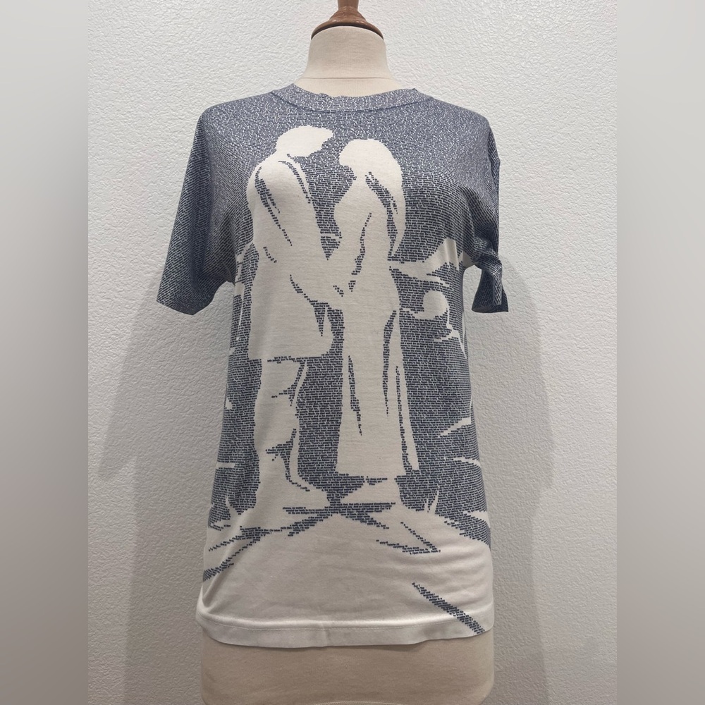 Lithographs soft fabric T shirt. Damaged! Please read description!